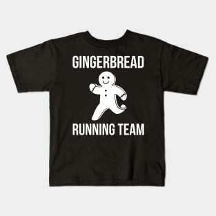 Gingerbread Running Team Kids T-Shirt